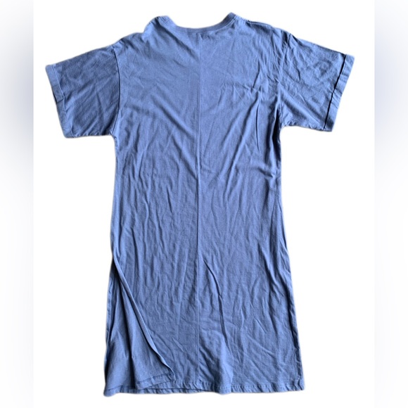 Mickey Mouse Women’s Midi Short Sleeve Graphic T-Shirt Dress- Blue Size:XS - Picture 4 of 5